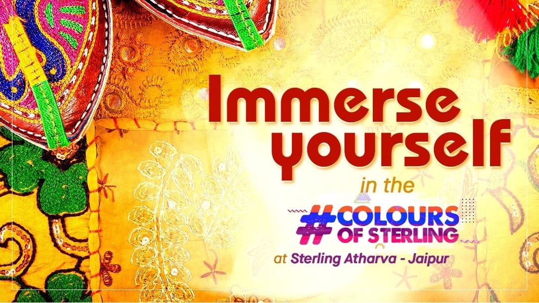 WorldOfSterling's tweet photo. Open your eyes to the #ColoursOfSterling with vast array of visual treats. Get a FLAT 30% OFF and 15% OFF on Food by using the code KHULKE30: https://t.co/xJSPatLZEY
#SterlingAtharvaJaipur #Regalstay #Relax #Rejuvenate #LocalCuisines #JoyOfDiscovery https://t.co/ibH4m7t2Gt