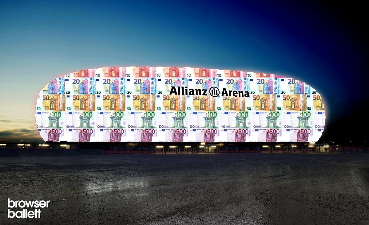 Kompromiss gefunden: Auf diese #Regenbogenfarben kann sich die #UEFA  einlassen.