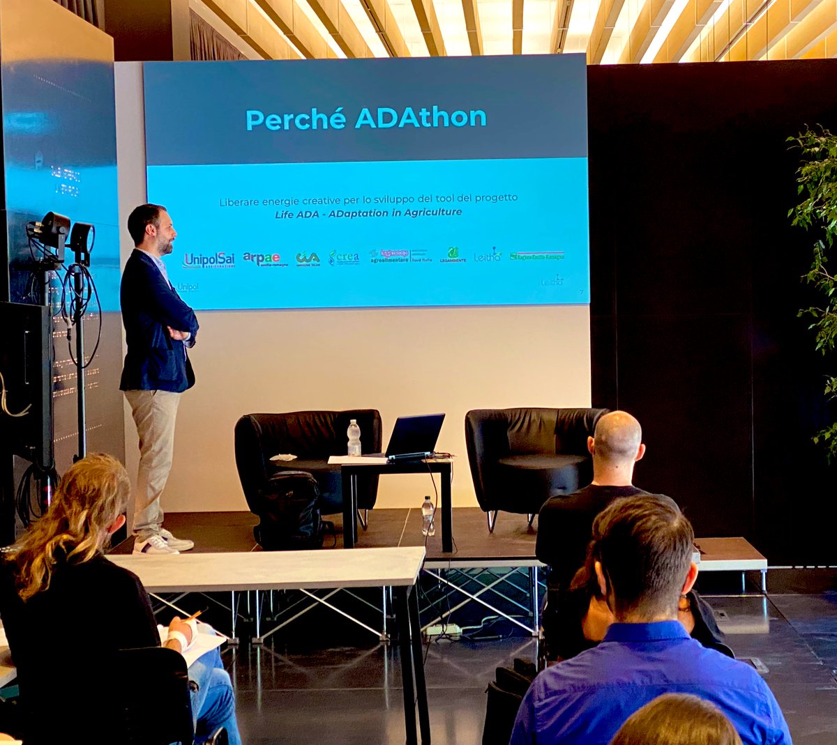 lcordin's tweet photo. L’hackathon di Life ADA ai blocchi di partenza con la presentazione del progetto. Idee innovative per la resilienza in agricoltura. Let’s hack! #Hackathon #OpenInnovation #ADAThon @UnipolSai_CRP @UnipolGroup_PR https://t.co/cF2heMKmfe
