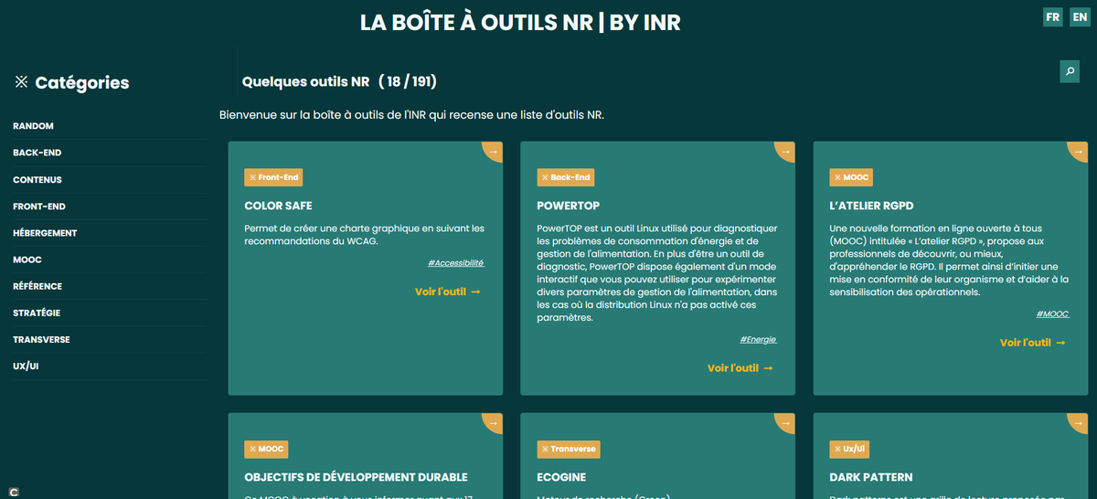 InnovIT_live's tweet photo. CADEAU : La boîte à outils NR
@institutnr officialise sa liste d'outils en #numeriqueresponsable, soigneusement rangés.
Servez-vous et faîtes-en bon usage !
https://t.co/Y1eofyiUNg
#inr #numeriquedurable #ecoconceptionnumerique #sustainabledigital #sobnum #sobrietenumerique https://t.co/KFoamclwnb