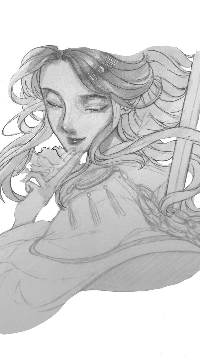naavchi's tweet photo. Drawing Xie Lian🙈

#CoverArt 
#TianGuanCiFu 
#XieLian 
#BL https://t.co/av4JmZGBmk