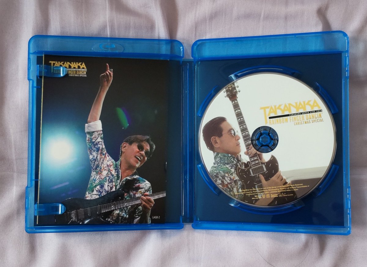 届いた~🎸🌈👹

タカナカ、チョ~かっけぇ！
サウンドに魂か揺さぶられて
涙出てくる
震えるわ~~！

#高中正義
#TAKANAKASUPERLIVE2020
#RAINBOWFINGERDANCIN