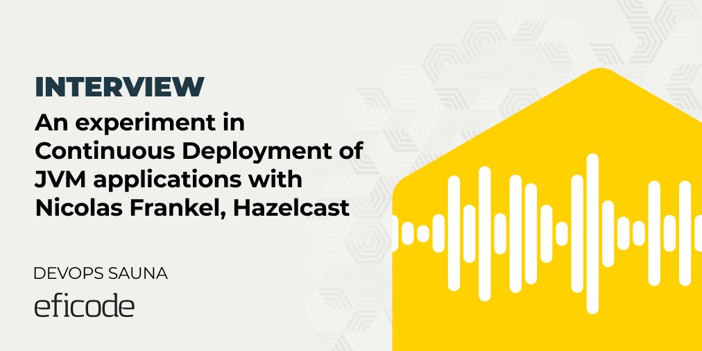 Payara_Fish's tweet photo. Interview: An experiment in #ContinuousDeployment of #JVM applications with @nicolas_frankel @hazelcast
🎧
This @eficode #DevOpsSauna episode sees Nicolas joined by @lpalokan &amp; Aapo Romu from #EficodeROOT team, to discuss a new approach:
https://t.co/fS5MpgwcUD #DevOps https://t.co/wuKCW8v3H0