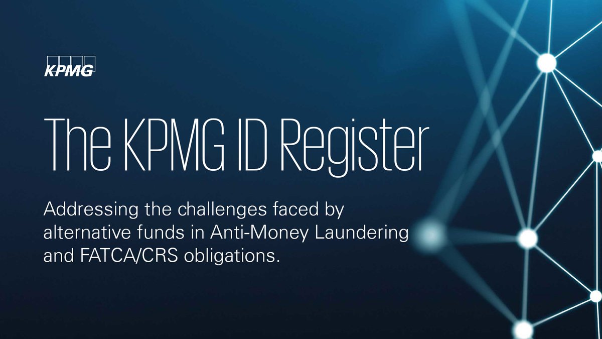 KPMGCDs's tweet photo. We are delighted to announce our alliance with The ID Register to deliver an integrated #KYC and #FATCA-CRS solution for financial service businesses across the Crown Dependencies. 

Find out more at: https://t.co/hyo9Eo9iNk https://t.co/4AD9qf6Zx5
