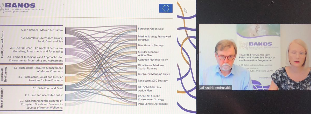 Making sense of complexity: delighted to share with participants of today’s BANOS CSA launch seminar the HELCOM view of how BANOS SRIA 2021 can contribute to achieving our goals for the #BalticSea. @HELCOMInfo @BANOS_CSA #BANOS_CSA #BSAP