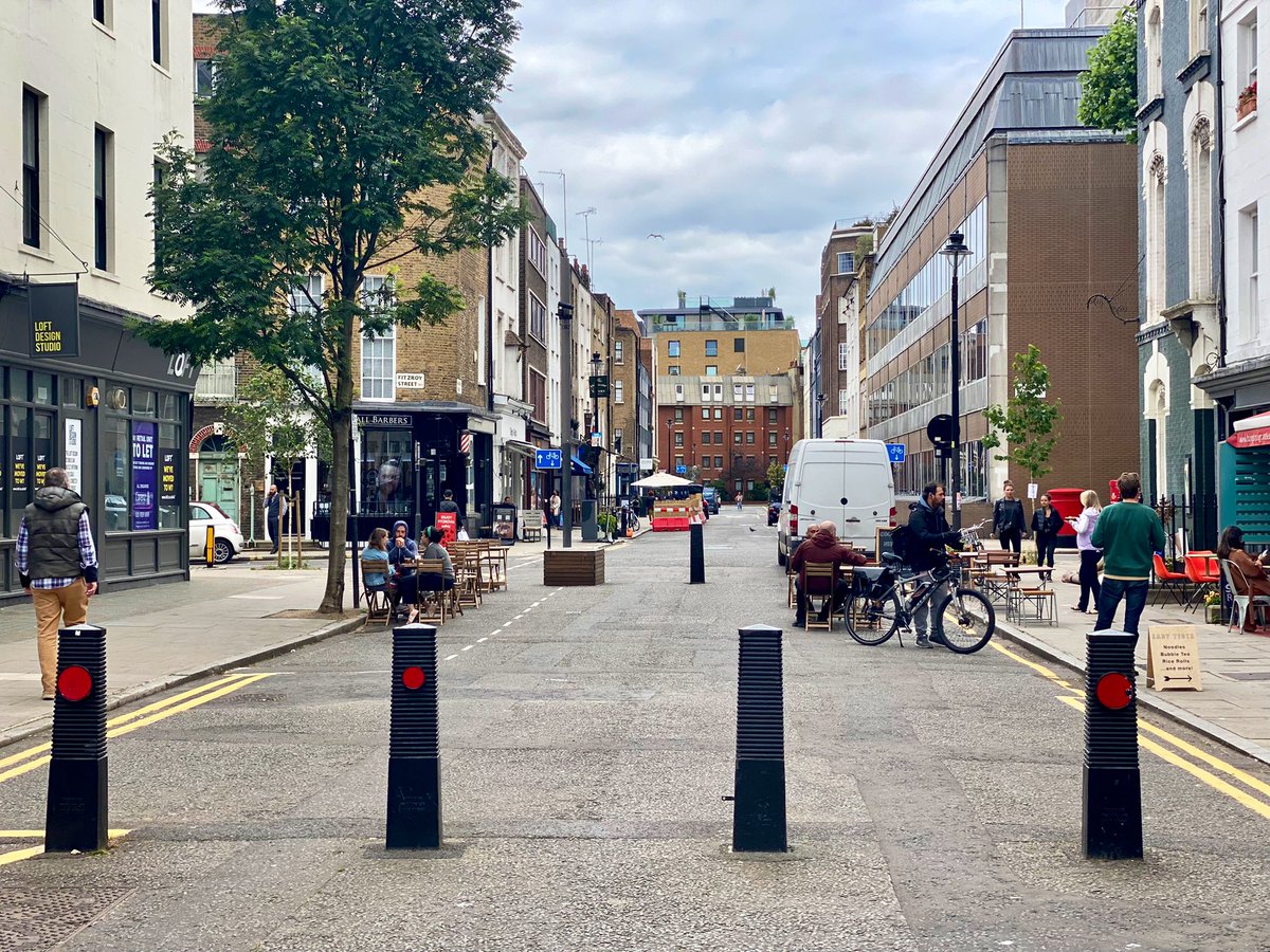Ostrov_A's tweet photo. This is really #PeakBritain - Overcast (and Summer), cobbled alleyways, small cafes, plenty of history and lots of vintage stores. Loving #FitzroySquare! https://t.co/1e3Vo01S9O