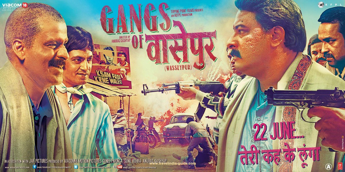 anuragkashyapFC's tweet photo. This Day That Year! #GangsofWasseypur
@BajpayeeManoj @Nawazuddin_S #PiyushMishra @TripathiiPankaj #TigmanshuDhulia @RichaChadha @humasqureshi @vineetkumar_s #SanjaySingh @JaideepAhlawat @anuragkashyap72 #SnehaKhanwalkar #AnuragKashyap
#9YearsOfGangsofWasseypur https://t.co/IqNtjB1M8w
