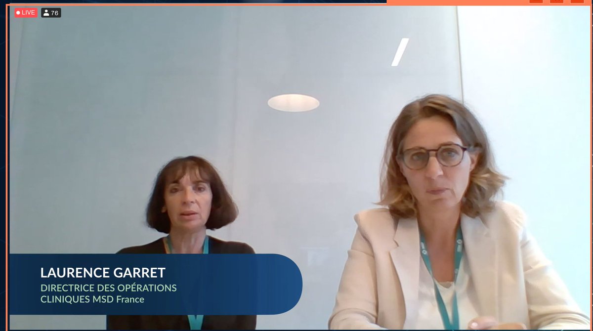 LionelREICHARDT's tweet photo. Laurence GARRET de @MSDFrance - la directrice des opérations cliniques rappelle que le patient a été au coeur des préoccupations dans cette période de crise pour assurer la continuité des études cliniques en cours. #projetTREX https://t.co/zFmkjxJHFJ
