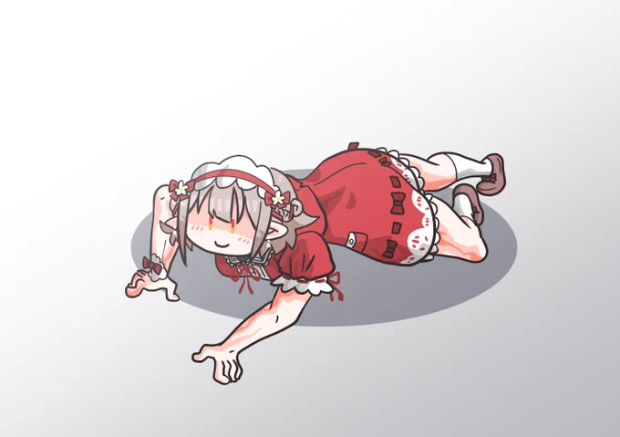 エルフは4足歩行
#えるの絵だよ 