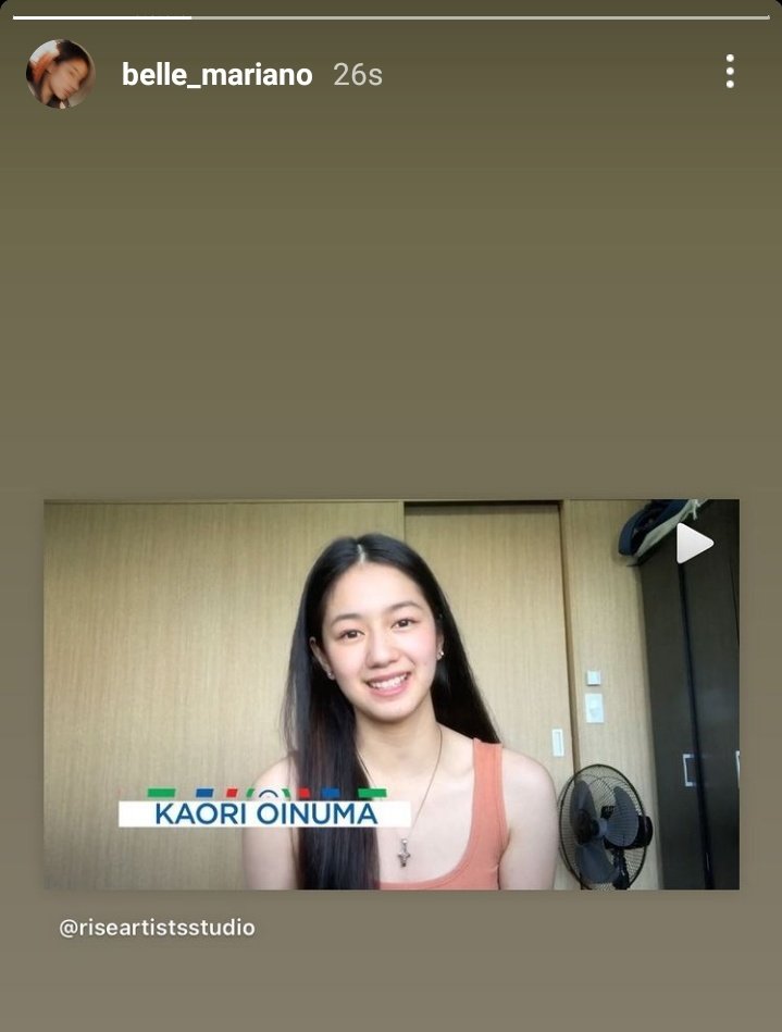 BOFC_Laguna's tweet photo. [Belle's IG Story Update] https://t.co/SsS2FRY37K