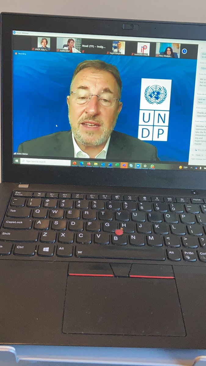 <a href="/ASteiner/">Achim Steiner</a> Kicking off @undp 2021 annual meeting on #ruleoflaw #humanrights #peoplecentredsecurity. Now more than ever #rol4peace. Thanks to all @undp colleagues and partners who advance this important agenda! <a href="/UNDP/">UN Development</a>Live