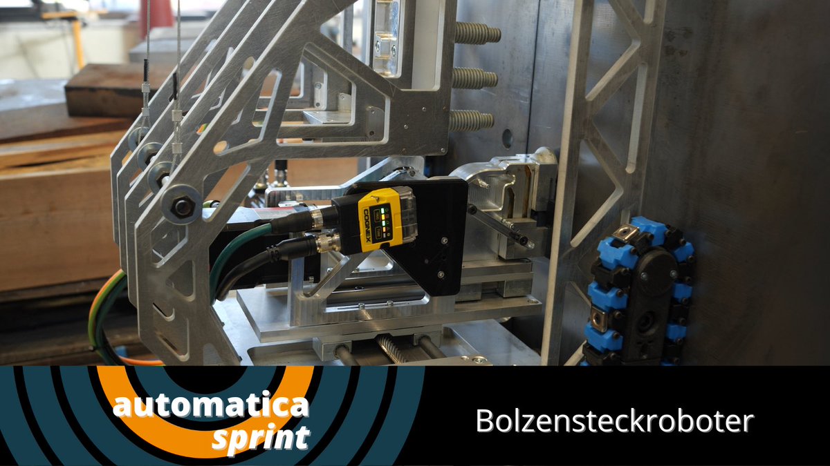 FraunhoferIgp's tweet photo. Besuchen Sie uns auf der automatica sprint: 
https://t.co/HSsSPqwF80

#automaticasprint #roboter #bolzen #automation #messe #digital #fraunhofer #rostock #weknowhow https://t.co/6aEdSqq3iP