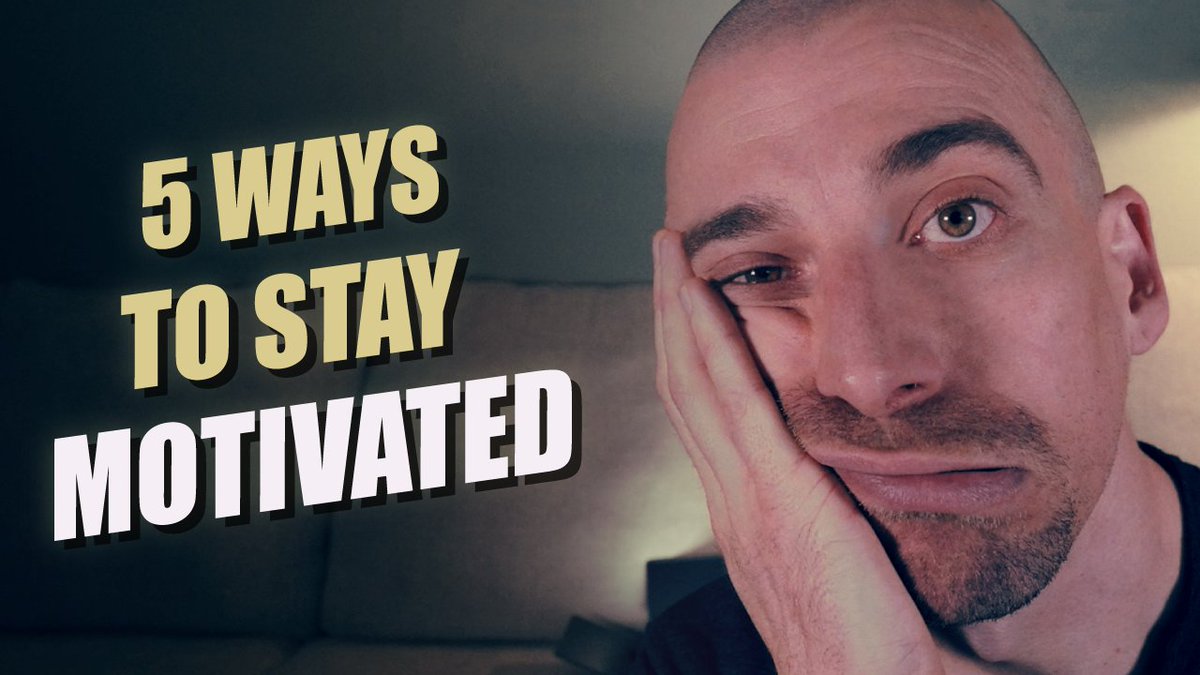 NEW VIDEO ⚡5 ways to stay motivated in challenging times

Had a lot of fun filming this!

Watch here: youtu.be/rW4czmsLBME

All 5 tips are VERY practical.

Must-see for sure…