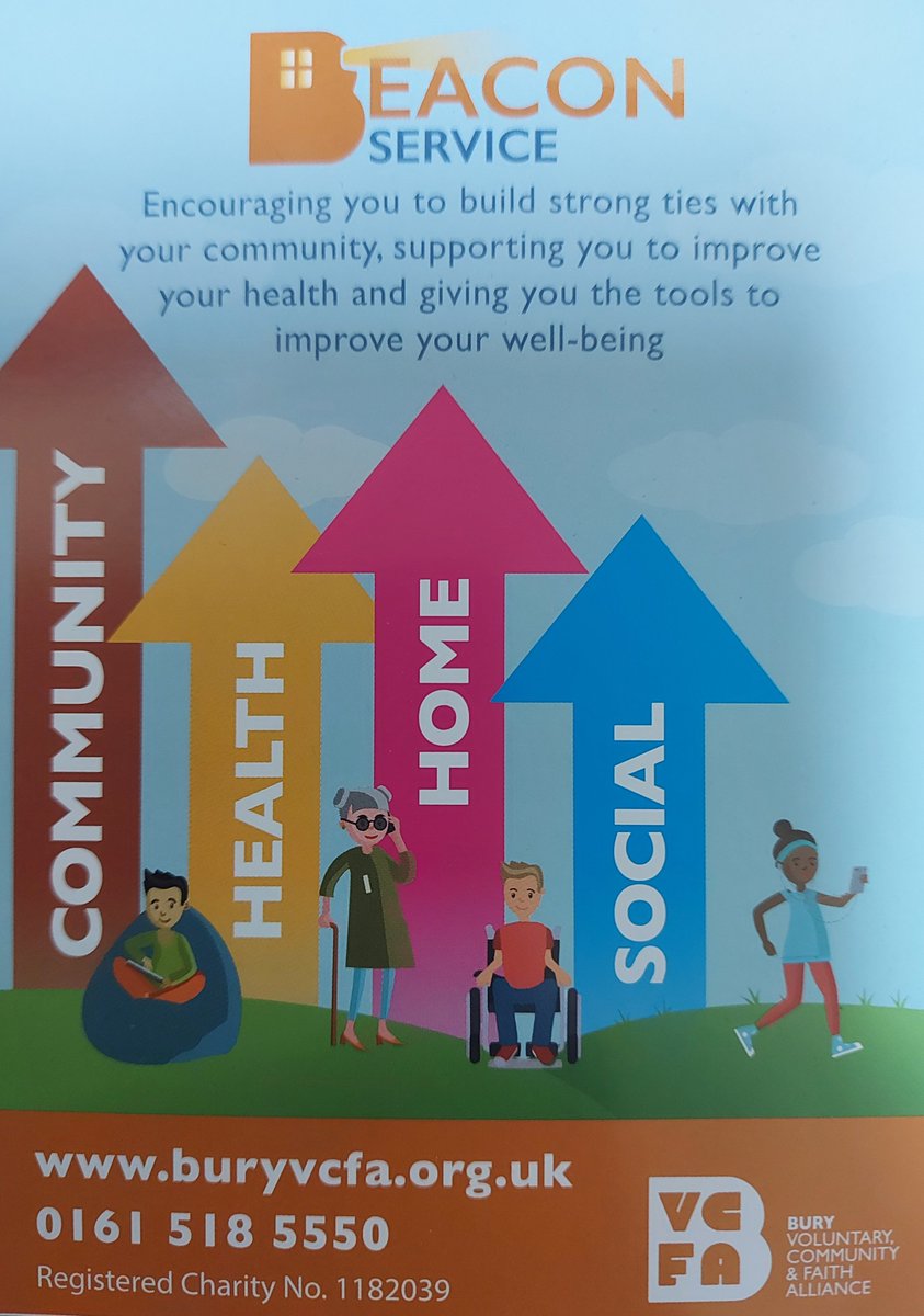 BuryVCFA's tweet image. Are you okay? Are you feeling overwhelmed?  We can offer you tips and techniques to help you feel better #socialprescribing #whatmatterstoyou @BuryDirectory @NHSBuryCCG @burylco