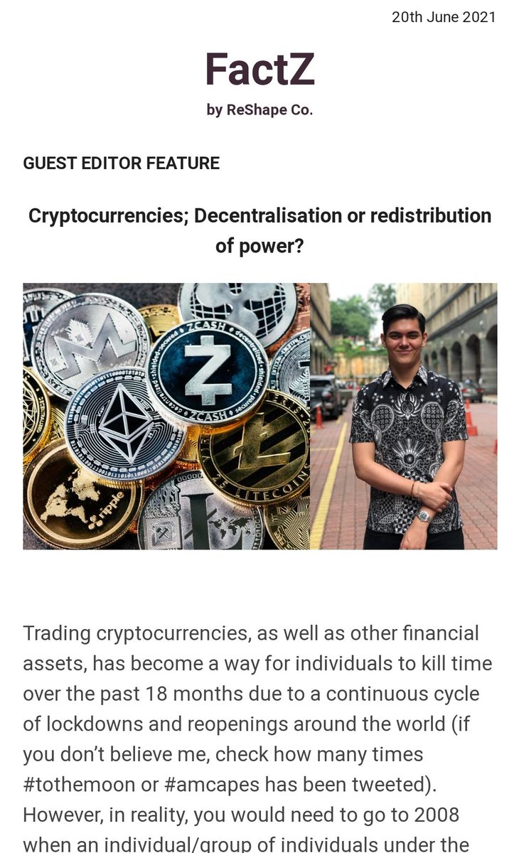 Ronaldo, Decentralisation &amp; Why being perfect isn't for winners🤷🏽 All of that and more on this week's edition of FactZ 

mailchi.mp/8acde14853eb/2…