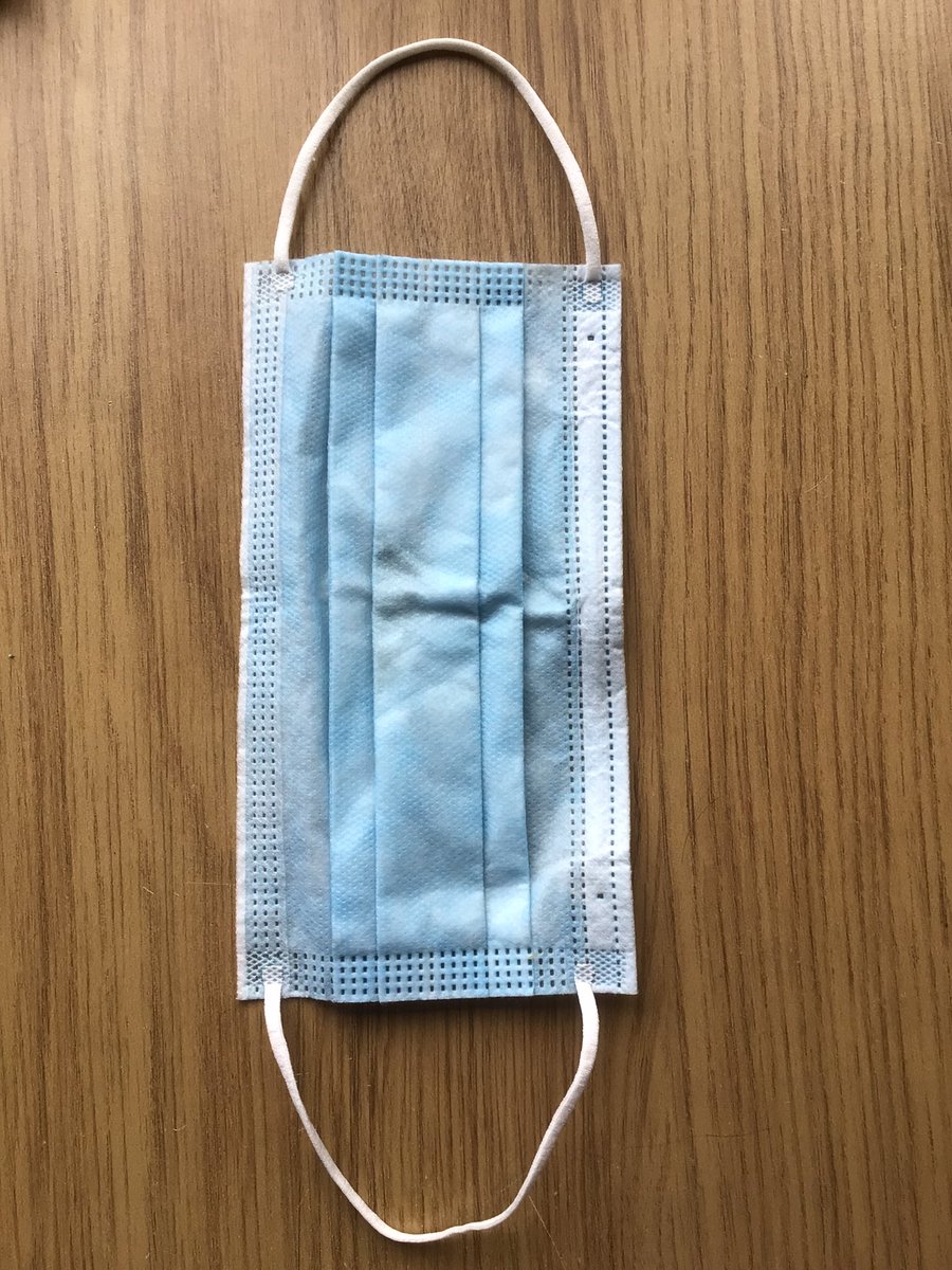 YorkshirePete's tweet image. Just discovered if you have one of these in a pocket and put it through a washing machine. It doesn’t disintegrate. #LUCKY #DisposableMask