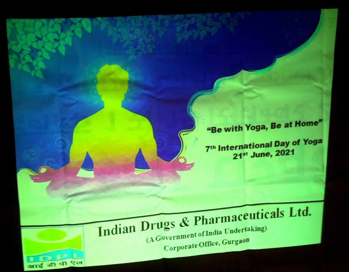 IDPL_INDIA's tweet photo. Observating of the 7th International Yoga Day, 2021 in IDPL https://t.co/h8eNsKxiZK