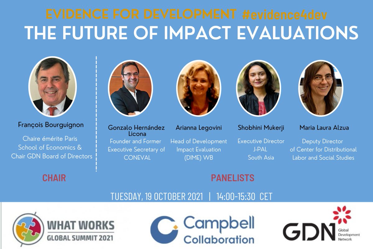 Check out the program-at-a glance for the Evidence for Development | What Works Global Summit 2021: gdn.int/evidence4dev