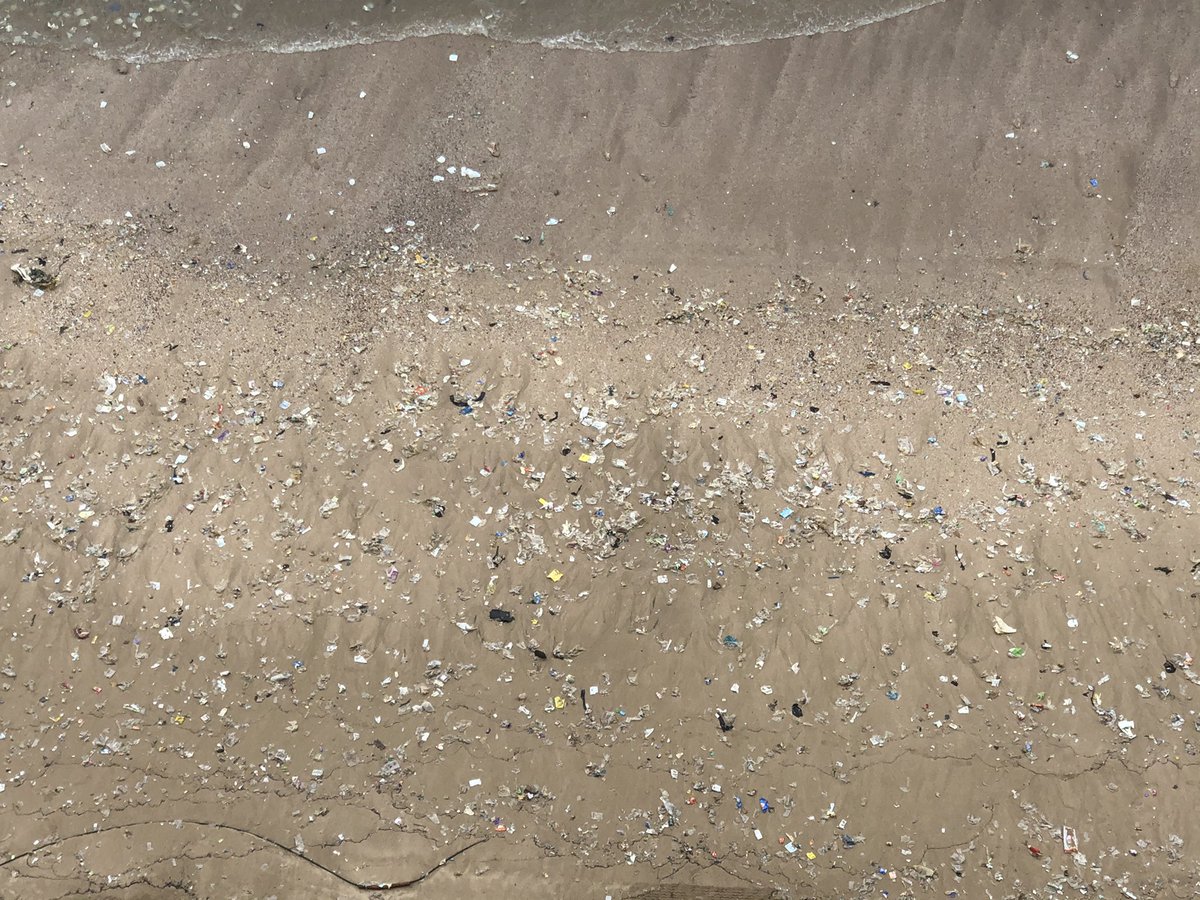faizth's tweet photo. Disgusting scenes at Juhu Beach @mybmc 
Please organise a clean up soon https://t.co/YOwWw2v3b5