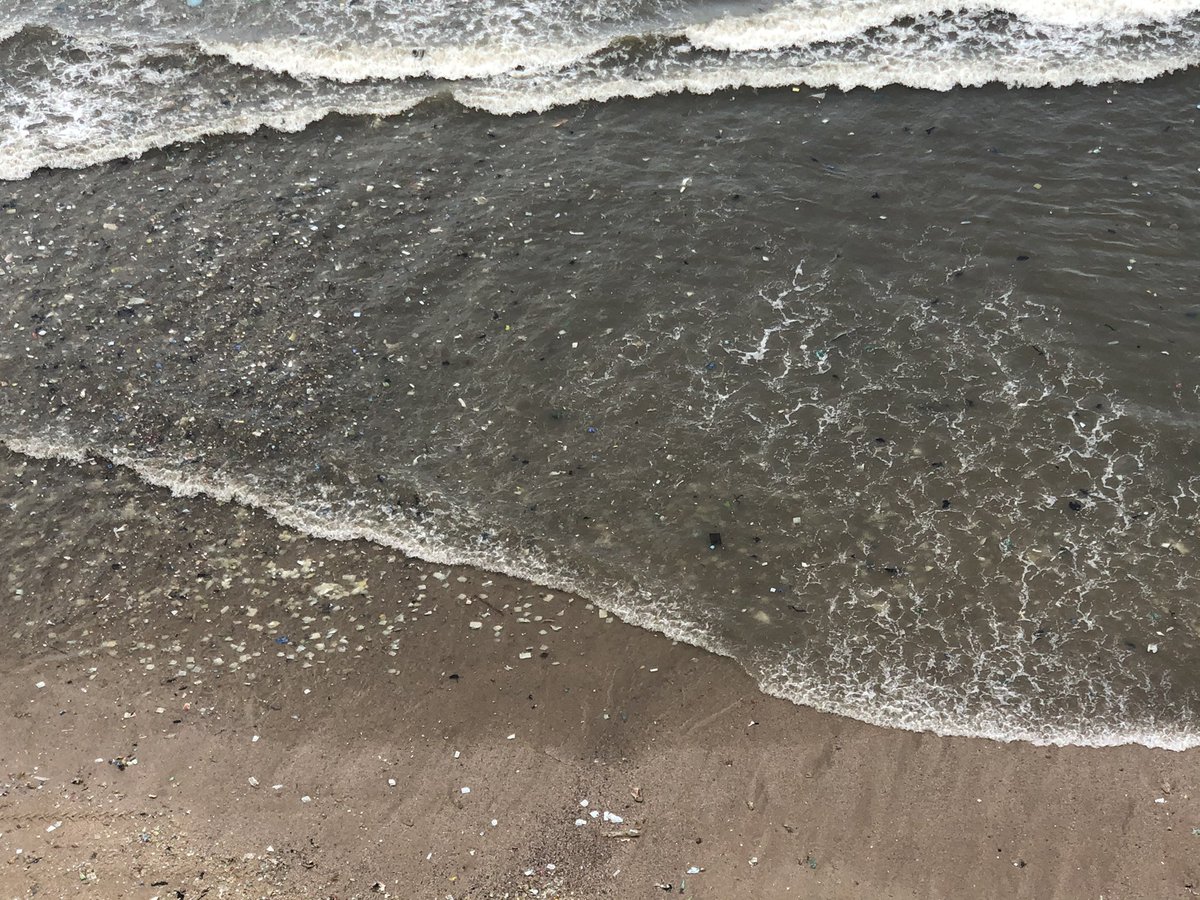 faizth's tweet photo. Disgusting scenes at Juhu Beach @mybmc 
Please organise a clean up soon https://t.co/YOwWw2v3b5