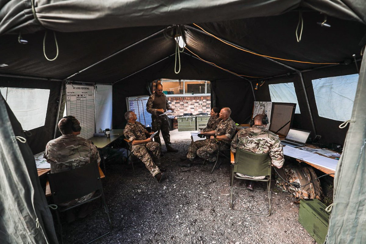 RAF_Wittering's tweet image. Phase 2 of Exercise Lion’s Tail continues with #A4ForceElements and #SupportForce Regulars and Reservists putting their training from Phase 1 into practice @RAF_Logistics @NeilGrant_RAF @JoLincoln_RAF