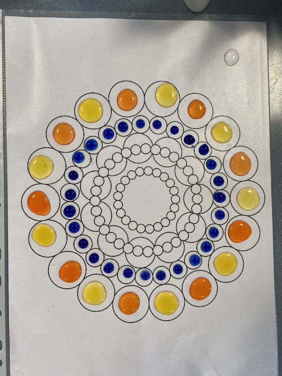 ArbAcadScience's tweet photo. S2s using different pH indicators to create some Art yesterday. @ArbroathAcad @ArbrAcad_ExpArt https://t.co/T3YS884KRY