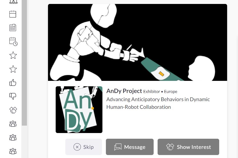 We are attending #AutomaticaSprint <a href="/automaticafair/">automatica</a> to show results obtained <a href="/AnDy_H2020/">AnDy - H2020 project</a> #horizon2020 - you can contact us and ask for a meeting! #robotics #ergonomics #exhibition #tradefair