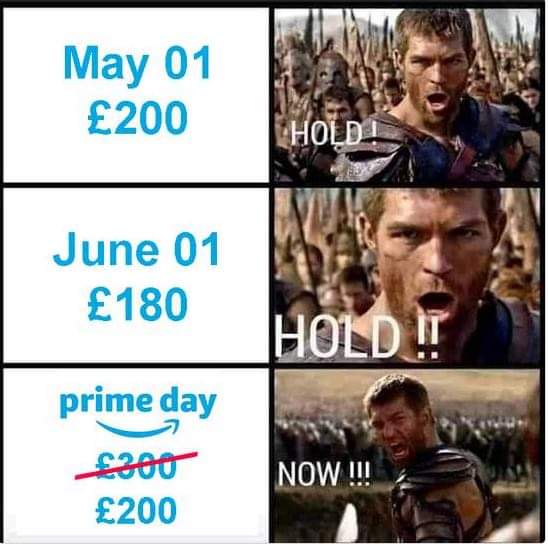 robbacrab's tweet photo. #TuesdayThoughts #PrimeDay #DontMissIt #GottaBeQuick https://t.co/XWtsMcSMUd