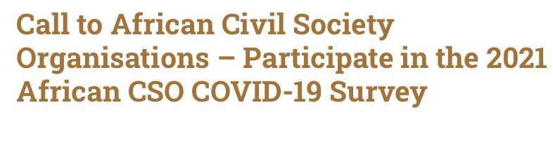 Official_IDC_TZ's tweet photo. How has COVID-19 impacted your #AfricanCSO over the past year? Fill out the @EPIC_Africa_ and @africanngos survey today and share your experience of how your CSO has managed this crisis: #AfricanCSOssurvey #AfricanCSOknowledge #AfricanCSOdata https://t.co/wXw5TGm9JI https://t.co/Y2N0jNKMrL