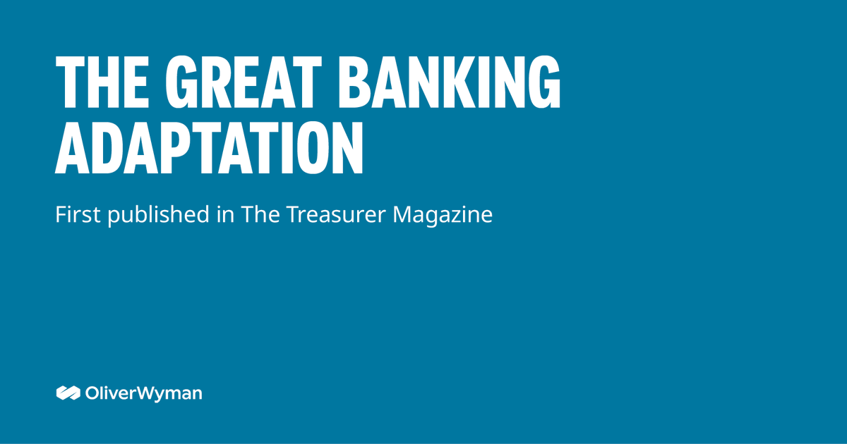 Businesses need ongoing support to survive in a greener, more digital future. Can the banks match them in innovation and digitization? Read more in our article in <a href="/thetreasurermag/">The Treasurer</a> > owy.mn/3gSs2uN #AuthoredByOW #OWFinancialServices