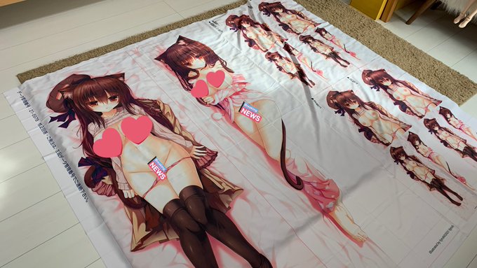 【受注生産】ミアの添い寝抱き枕カバー(再販・スジ有り) | 福猫モフモフ https://t.co/LT95R9Sc4M #booth_pm 