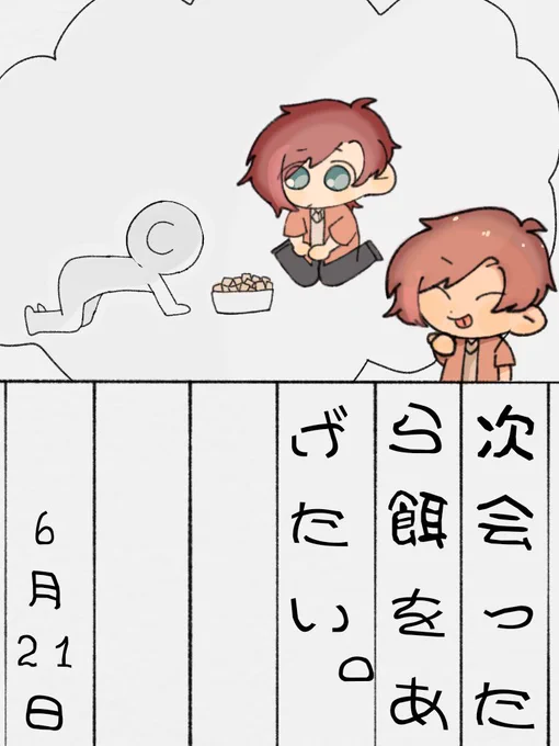 #kinakoart 
観察日記一日。 