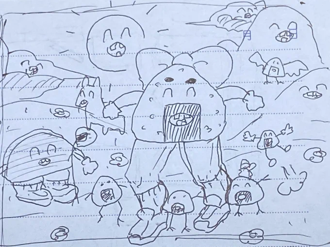 酷評でしたこちらの封印されし代替えキャラですがおにぎり母が大変お気に召したそうで待ち受けにしたいと申し仕ったんだけど正直ひいてる。
やっぱりちゃんと代理ちゃん描くべきか…?でも今更よね…🥲 