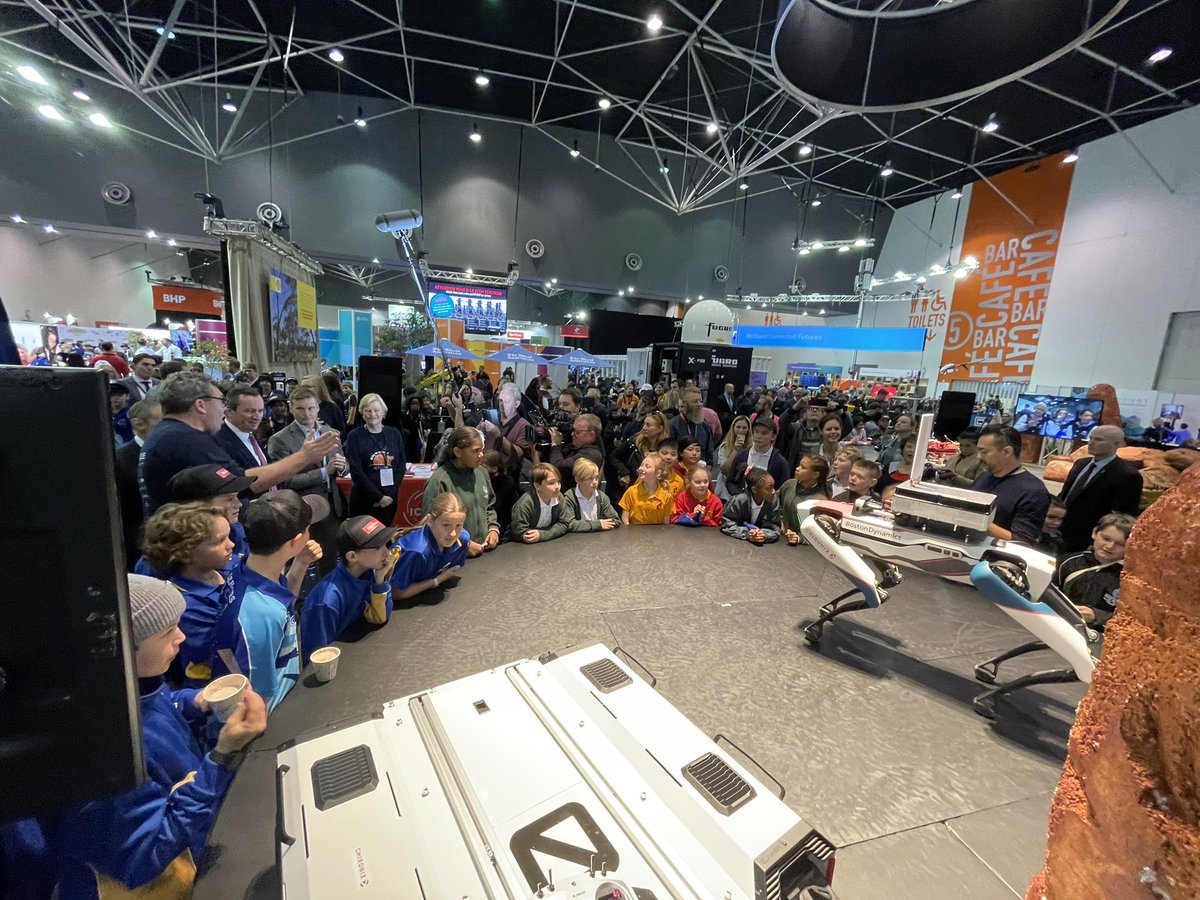 Chironix_Tech's tweet photo. That’s a wrap for us at #RTSPerth 2021!
We’re super happy to have shared the robotic experience over the last few days!
Thanks so much to everyone that visited us with spot and bunker. We hope everyone left with some inspiration for the future! https://t.co/C3PuVIF8Td
