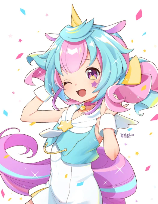 ユニ☆ココちゃん半年記念おめでとうございます🦄💖今日の雑談配信楽しみ💕💕
#ユニココアート
#ユニココちゃん 