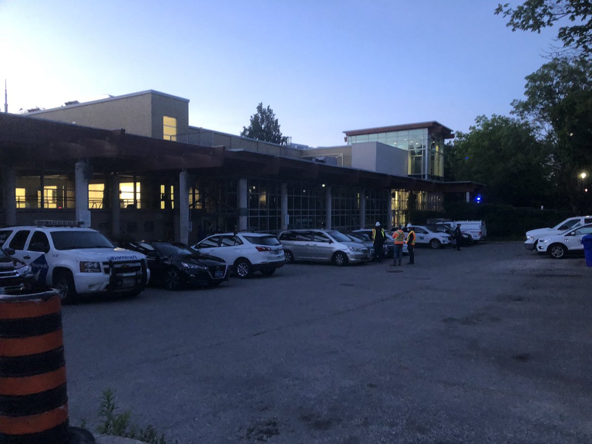 Tons of City and Cop vehicles on scene at Trinity Bellwoods. Come down to Artscape (180 Shaw) and look for people in blue bandanas for direction to where resistance/support help needed most.