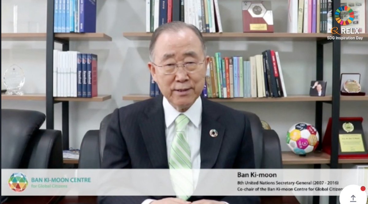 Join us at the @RELXHQ #SDGInspirationDay to hear from yet another inspiring speaker, namely @BanKiMoonUNSG, eighth Secretary-General of the @UN and co-chair of the @bankimooncentre. Register now at sdgresources.relx.com/events/relx-sd…