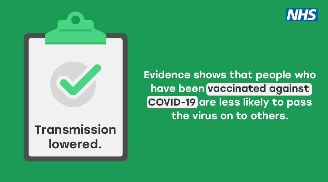 Getting the COVID-19 vaccine will help reduce your risk of catching and spreading COVID-19. 

Book your vaccine here: nhs.uk/conditions/cor…