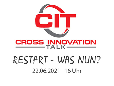 Frust lähmt, Lamentieren hilft nicht weiter.
Wir fordern auf den Restart in unseren Innenstädten und Einzelhandelszentren positiv und proaktiv anzupacken.
Der 5 Cross Innovation Talks (CIT) findet am 22. 06.21 um 16°° statt. Hier bitte anmelden. linktr.ee/crossinnovatio…