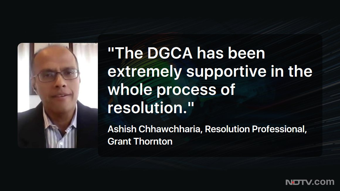 ndtv's tweet photo. Ashish Chhawchharia, Resolution Professional, Grant Thornton, on the #JetAirwaysResolution. https://t.co/9E5b8LXbm6