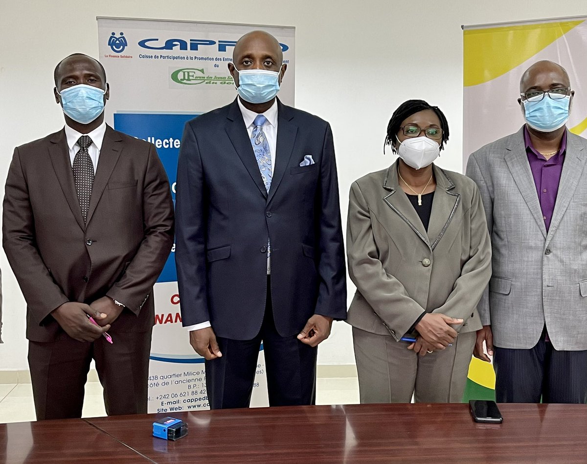 serge_bounda's tweet image. Miser sur la jeunesse est notre vision. Promouvoir l’entrepreneuriat des jeunes est notre raison d’être. La signature de la convention de partenariat entre @fondationtelema &amp;amp; #CAPPED pour le financement des projets est porteuse d’espoir en terme de création de start-ups @PR_Congo