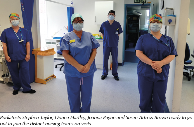IOWNHS's tweet photo. Our podiatry & community nursing teams have worked closer together to develop new working practices to overcome challenges that #COVID-19 presented. This has helped to keep diabetic foot & wound patients safe, functional and at home โก๏ธ https://t.co/QLlm9DnnCe #GettingToGood https://t.co/aywFdBK9x7