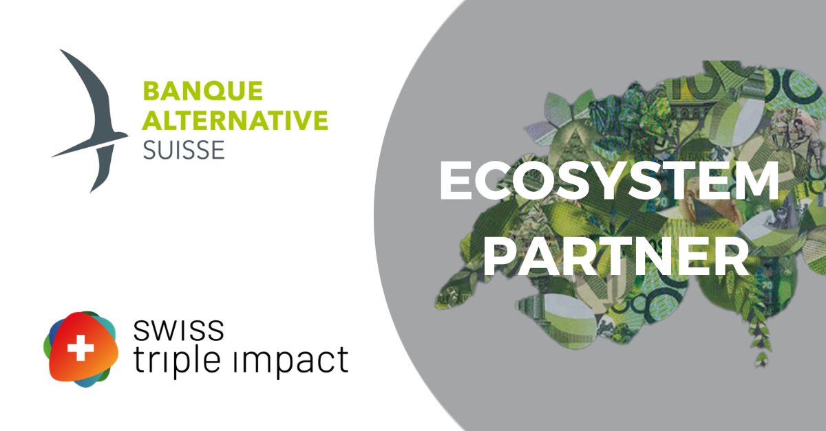 🎉 Nous sommes heureux d'annoncer notre nouveau partenaire écosystème, #Banque_Alternative_Suisse (BAS) !

➡️ Retrouvez #BAS ici : loom.ly/3pzY6NI

Bienvenue dans la communauté STI Banque Alternative Suisse SA! Nous sommes heureux de vous avoir à bord !