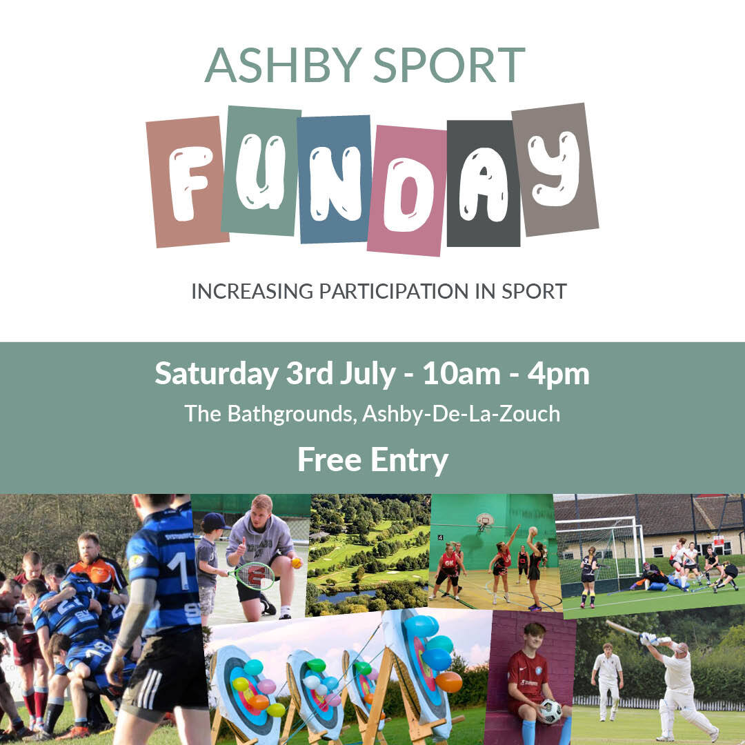 The Ashby Sport Fun Day is set to be a huge and brilliant event! We are proud to be working alongside Ashby Sport to make this event possible! Head on down to the Bathgrounds for a fun-filled day of sport! Keep the 3rd of July free because this event is set to be AMAZING!