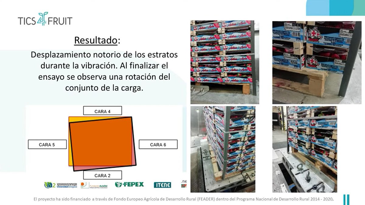 Mercasa_mercas's tweet photo. En la presentación resultados proyecto #TICS4FRUIT @itene y @unizar explican las diferentes medidas, procesos y resultados que se han estudiado en la distribución de #frutas
✅Oxígeno y etileno
✅Temperatura
✅Manipulación en la recolección
✅Transporte
📲https://t.co/r2MJGt7oMK https://t.co/r8sWMag7EH