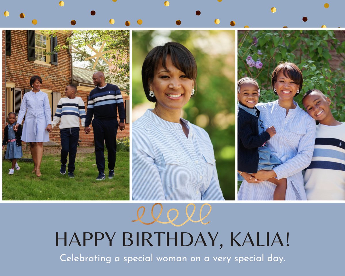 To an extraordinary wife, mother, and professional, Happy Birthday!  I thank you for your love and for being the amazing person you are.  I know I am blessed to have you in my life.  @KaliaReynolds