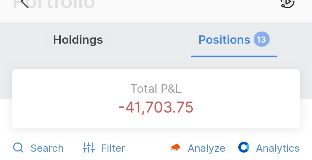 Ronak_Unadkat's tweet photo. Almost flat to negative.. had almost 1.8 lacs profit in positional trade but had to give up gain in intraday.. for next 2 days, I will mostly trade only positional as I am not comfortable with premium in intraday.. https://t.co/xZxEhWPSr3