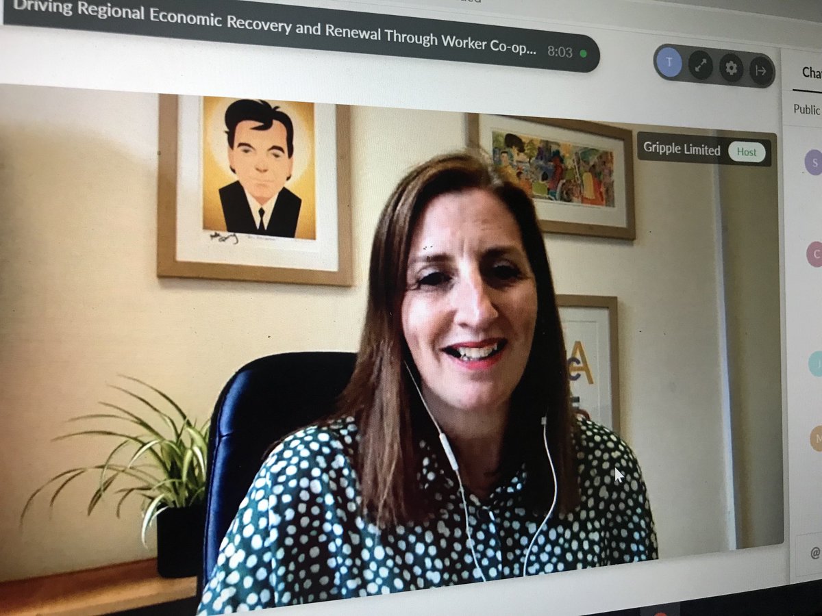 TanyaN_CEC's tweet image. ⁦@RoseMarley1⁩ giving an overview of how cooperatives work at the Sheffield Economic Recovery event. What better way to celebrate Cooperative fortnight ⁦@mycoopfood⁩  #coopsfortnight #joinacoop