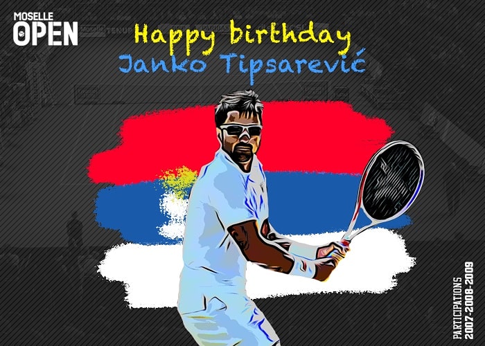 MoselleOpen's tweet photo. 🎂🎾 Joyeux anniversaire à @TipsarevicJanko 🇷🇸 !Le Serbe fête aujourd'hui ses 3️⃣7️⃣ ans. 

❓Il avait participé aux éditions 2007,2008 et 2009 de notre tournoi. 
Sir @andy_murray 🇬🇧 l'avait battu en trois sets au 1er tour la première fois

#birthday #tipsarevic #tennis  #atpmetz https://t.co/HJPRS0pKRB