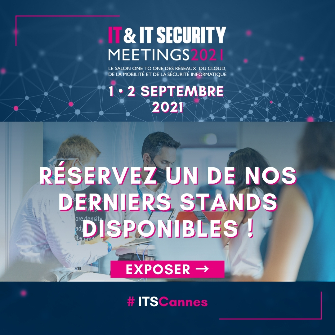 Réservez vite un de nos derniers stands disponibles !
Plus de 3 000 projets déjà détectés pour vous garantir du business les 1 et 2 septembre à #ITSCannes !

Venez exposer vos solutions→ it-and-it-security-meetings.com/exposer

#it #itsecurity #telecom #datacenter #security #cloudcomputing #DNS